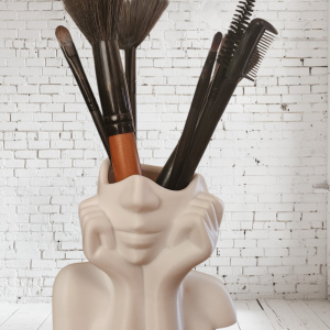 Woman's face holder