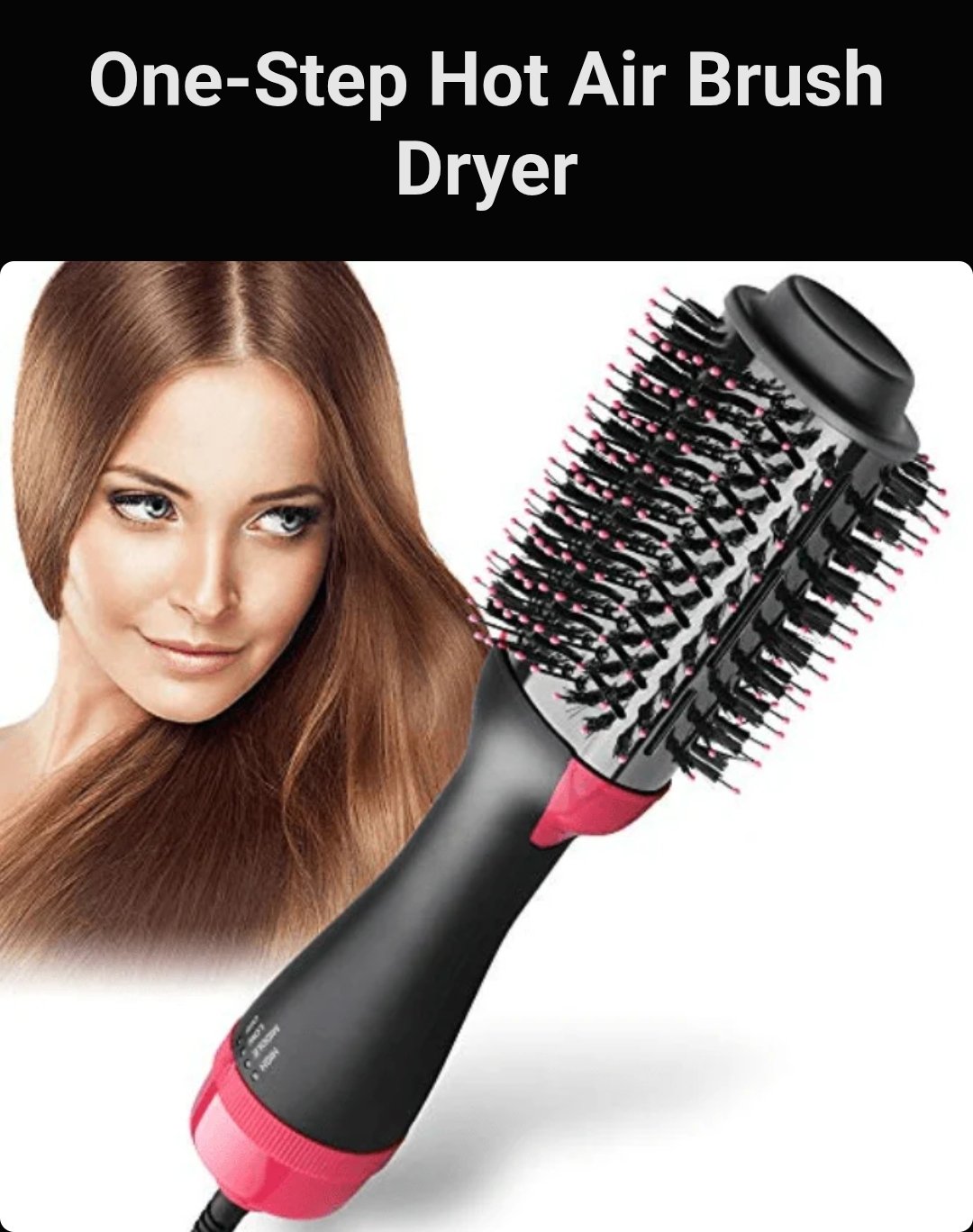 One Step Hot Air Brush Dryer