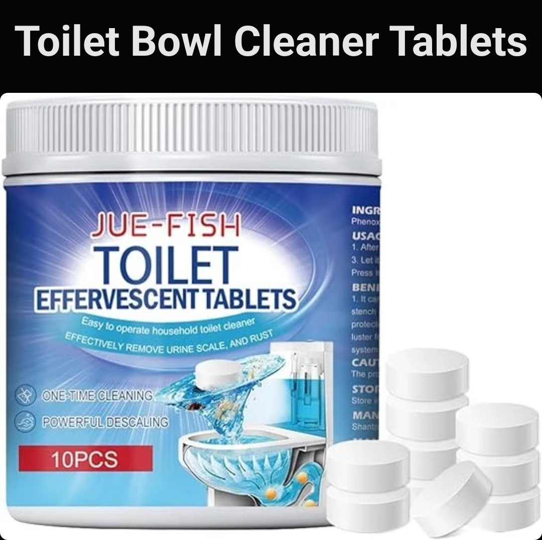 TOILET BOWL CLEANER TABLETS(10 pcs)