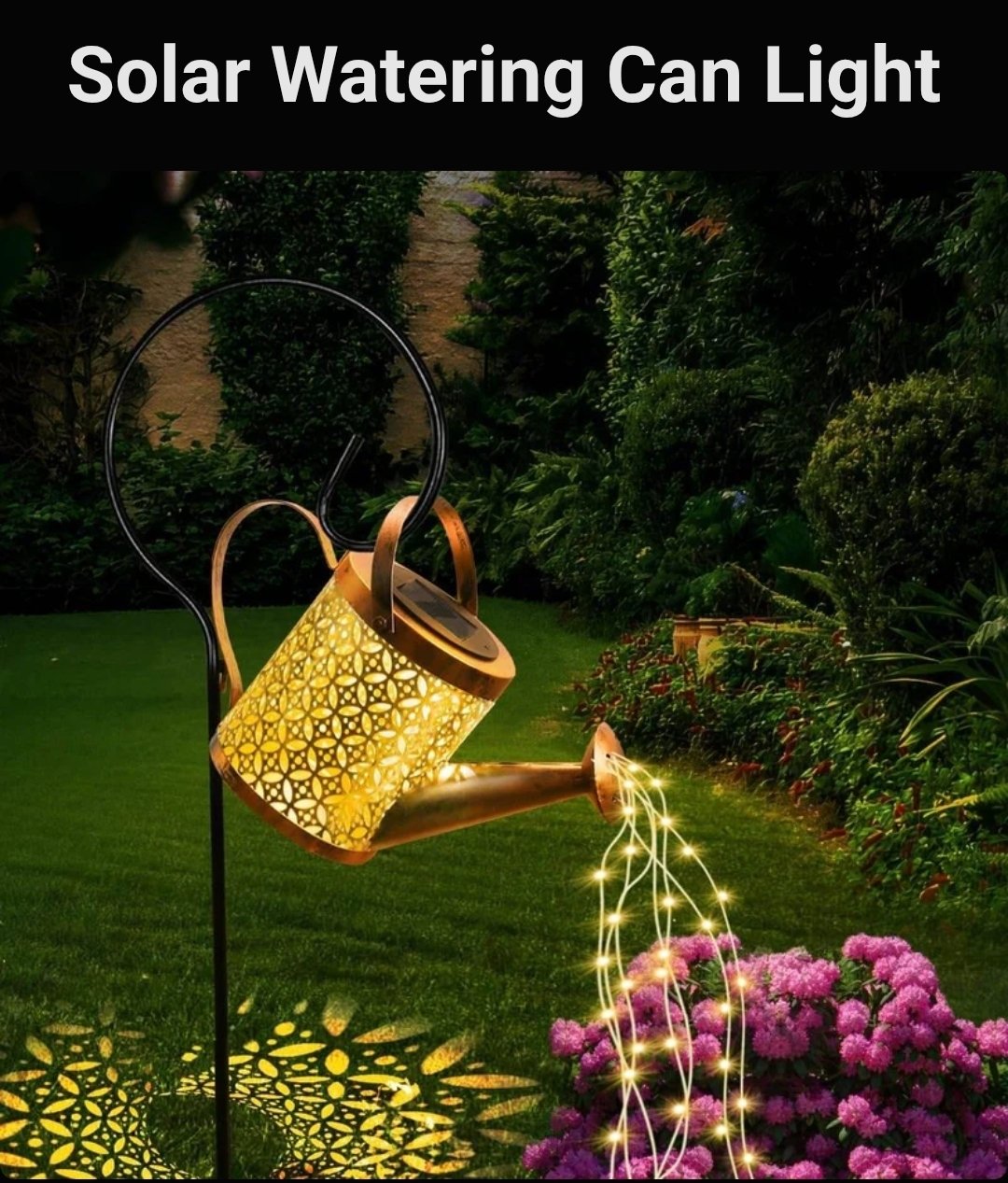 Solar Watering Can Light