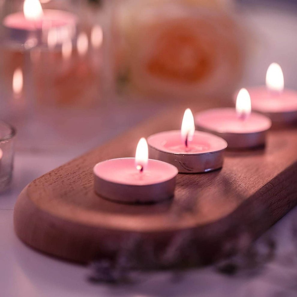 Coloured Tea Light Candles 50pcs - Image 2