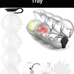 DIY 4 HOLES ICE BALL TRAY