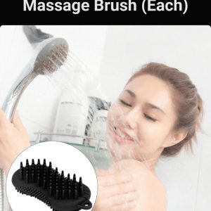 SILICON SHAMPOO AND BODY MASSAGE BRUSH