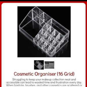COSMETICS ORGANIZER (16 GRID)