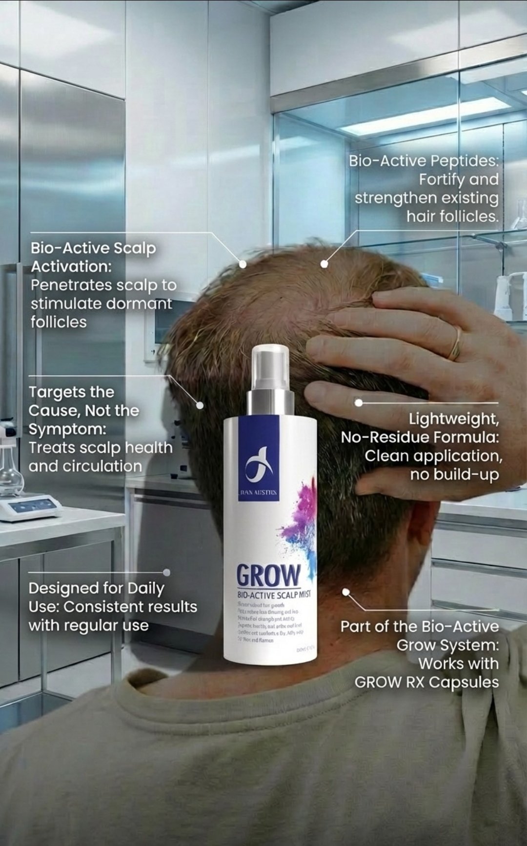GROW Bio - Active Scalp Mist - Image 2