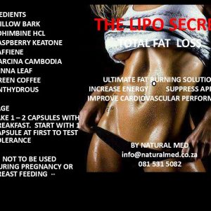 LIPO SECRET CAPSULES .
30 Caps