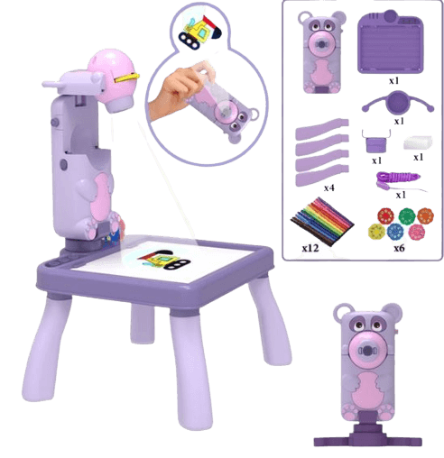 3in1 Projection Painting Table With Camera - Image 2
