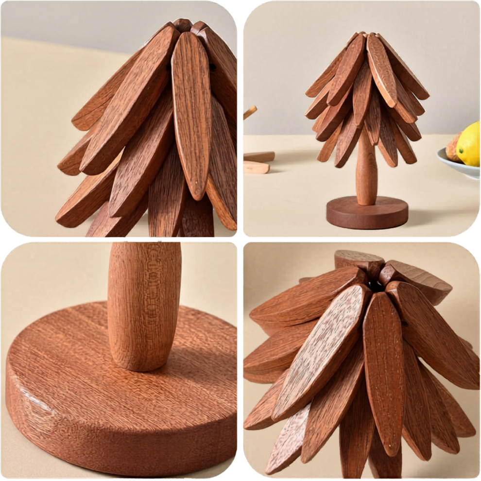 Wooden Heat Resistant Trivet (Each) - Image 2